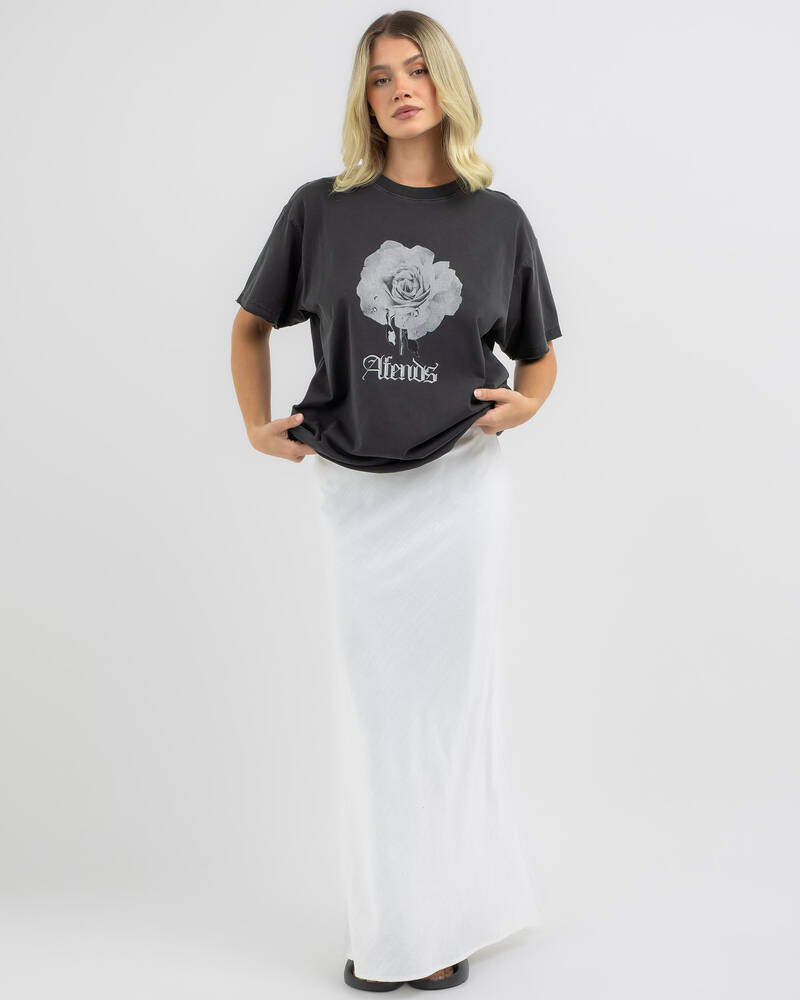 Afends Sweet Juliet Recycled Oversized T-Shirt for Womens