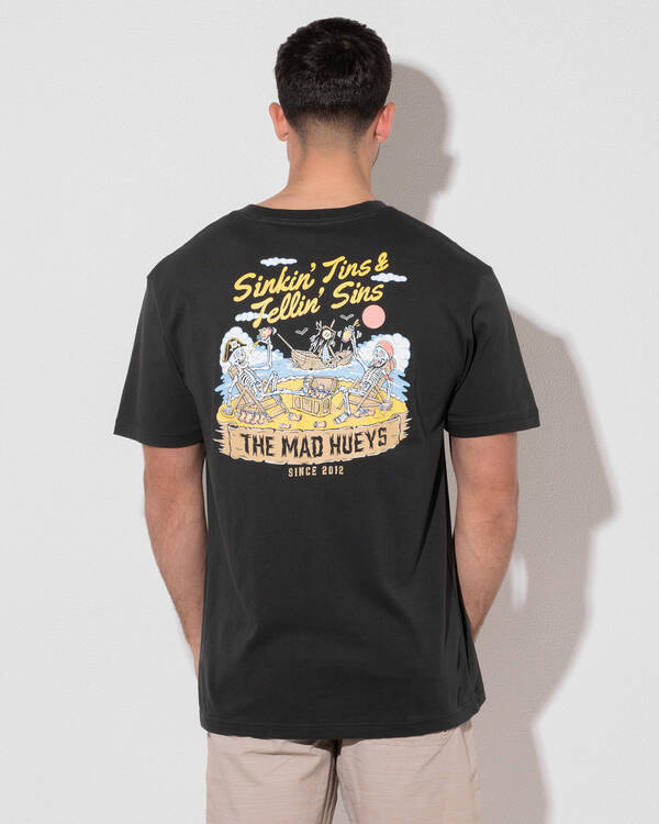 The Mad Hueys Sinkin Tins T-Shirt for Mens