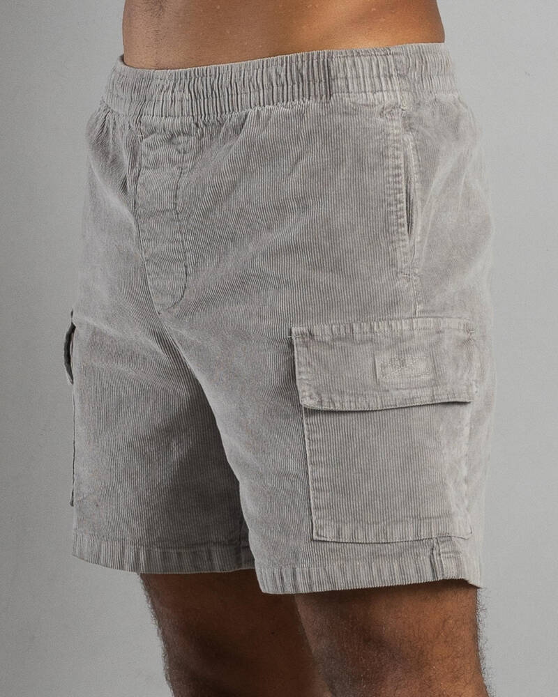 Silent Theory Cargo Cord Shorts for Mens