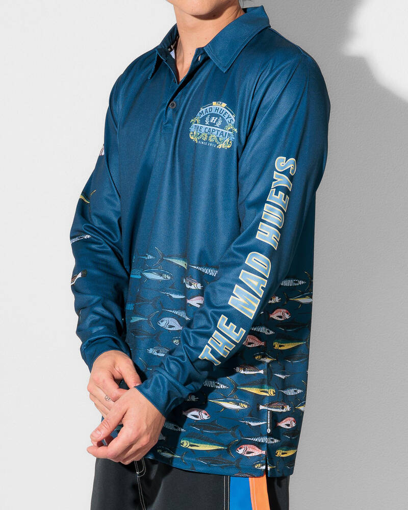 The Mad Hueys Dragons Captain Fishing Shirt for Mens