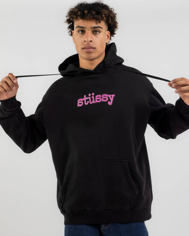 Stussy Typewriter Hoodie for Mens
