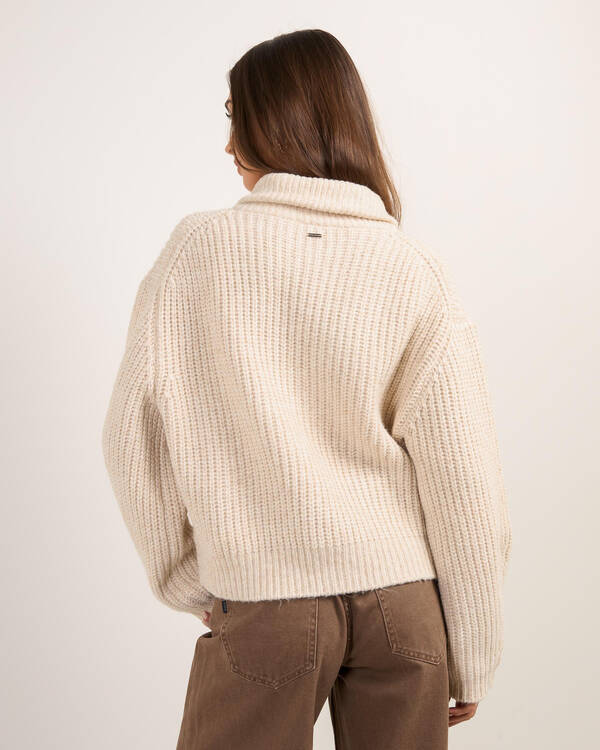 Ava And Ever Zeus Double Zip Knit Jumper for Womens