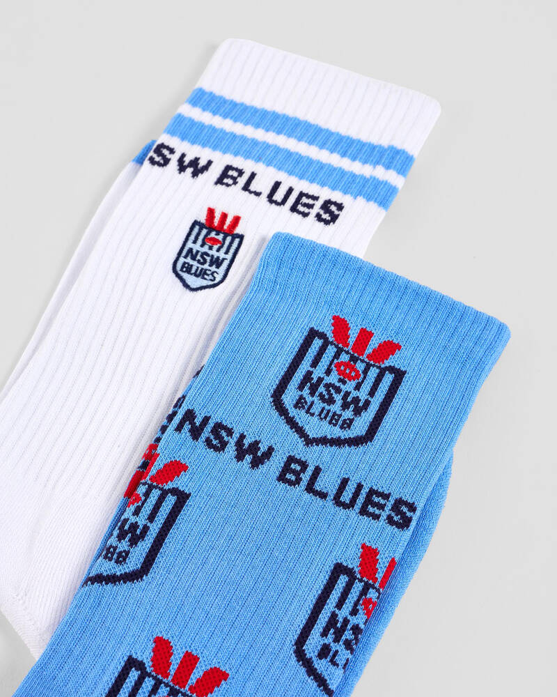 FOOT-IES Blues Icons Sneaker Socks 2 Pack for Mens