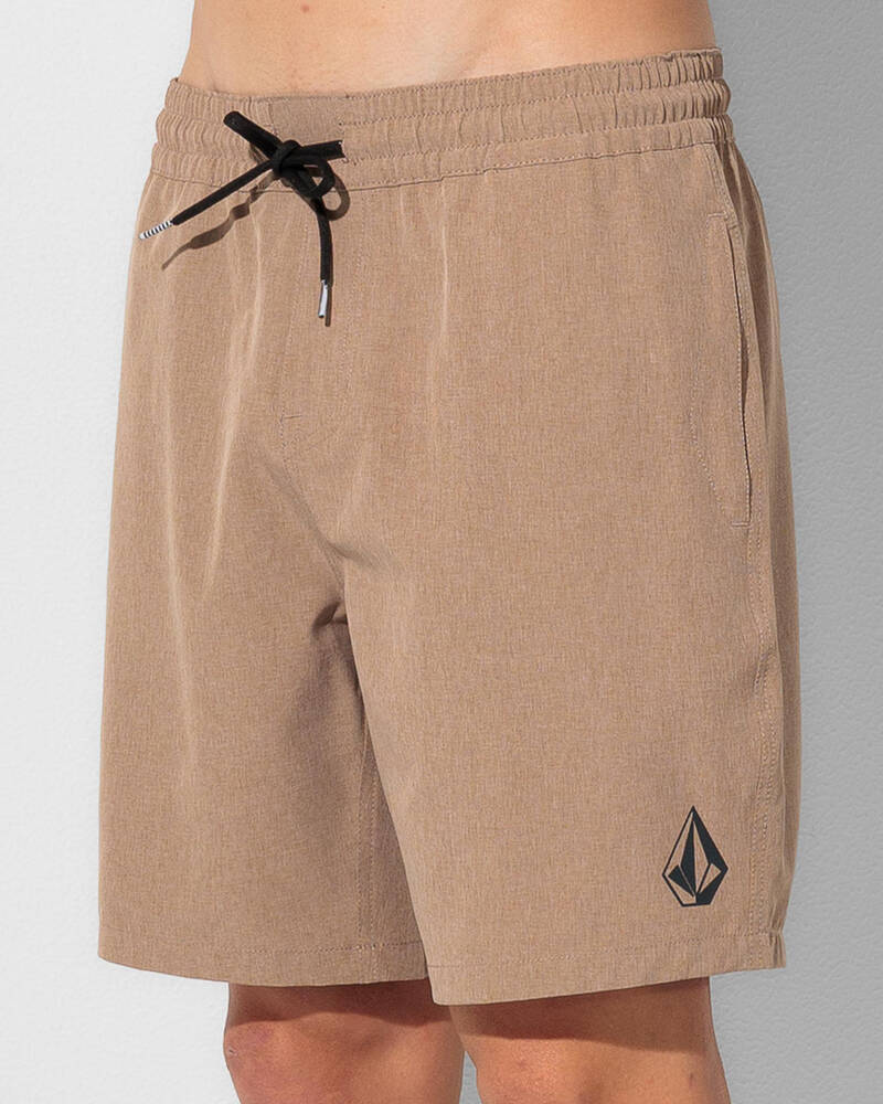 Stones Elastic Waist Hybrid Shorts, 01, hi-res
