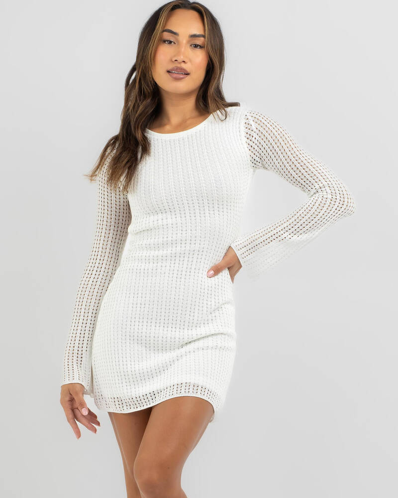 Ava And Ever Pamela Crochet Mini Dress for Womens