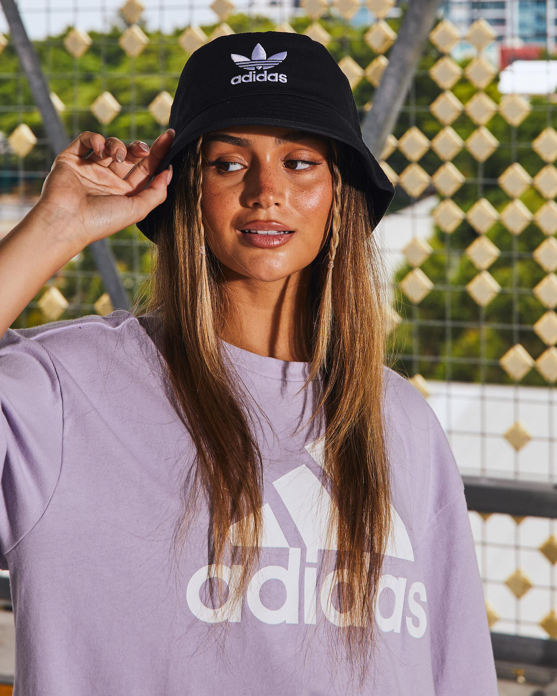 Adidas AC Bucket Hat In Black/white 