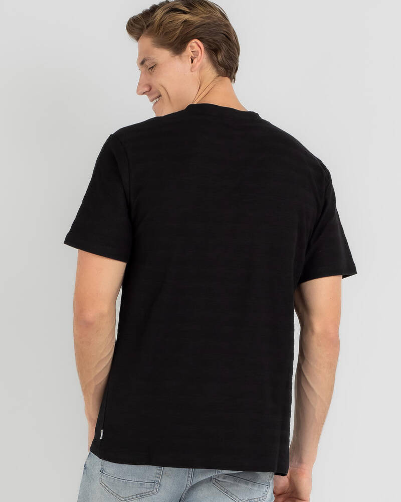 Rhythm Dobby Stripe T-Shirt for Mens