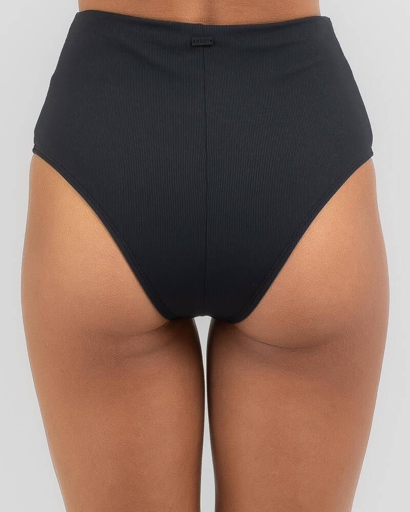 Roxy Pro The Up Surger High Waisted Bikini Bottom for Womens