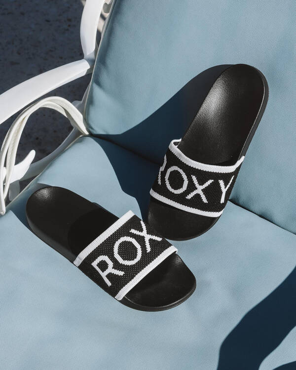 Women's Roxy Slippy Knit Slide Sandals