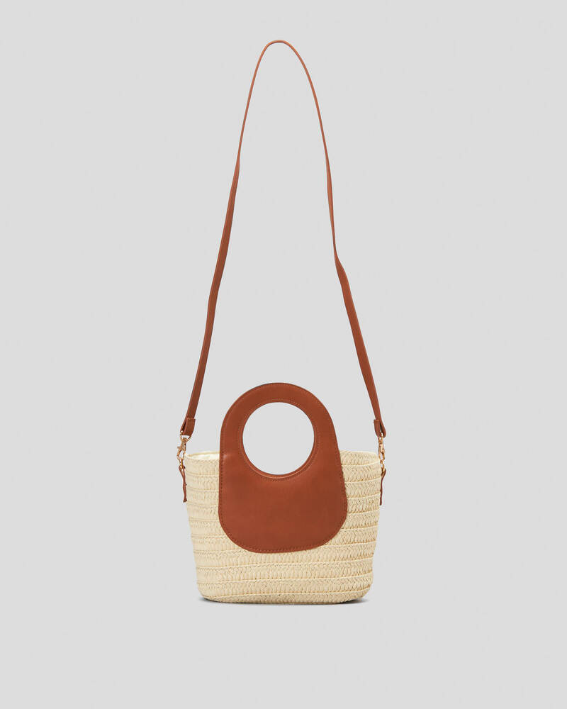 Rusty Venice Straw Bag for Womens