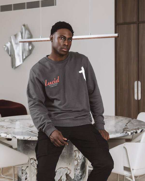 Lucid Lumina Crewneck Sweatshirt for Mens