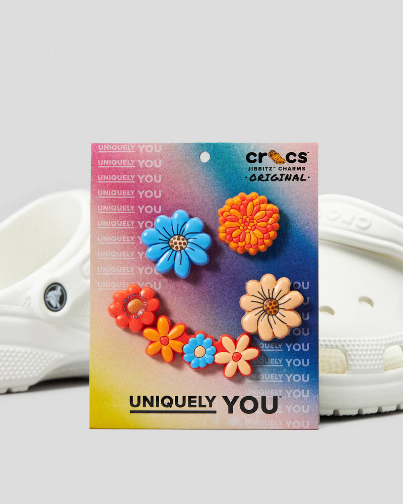 Crocs Blooming Autumn Flower Jibbitz 5 Pack for Unisex