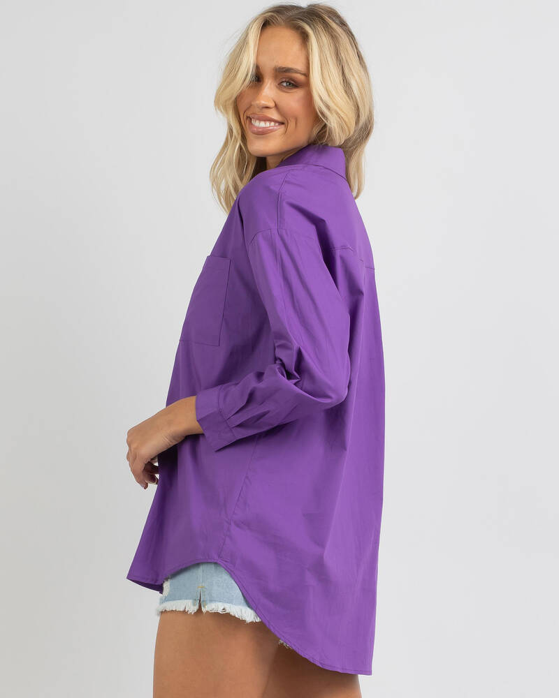 Into Fashions Business Boo Shirt for Womens