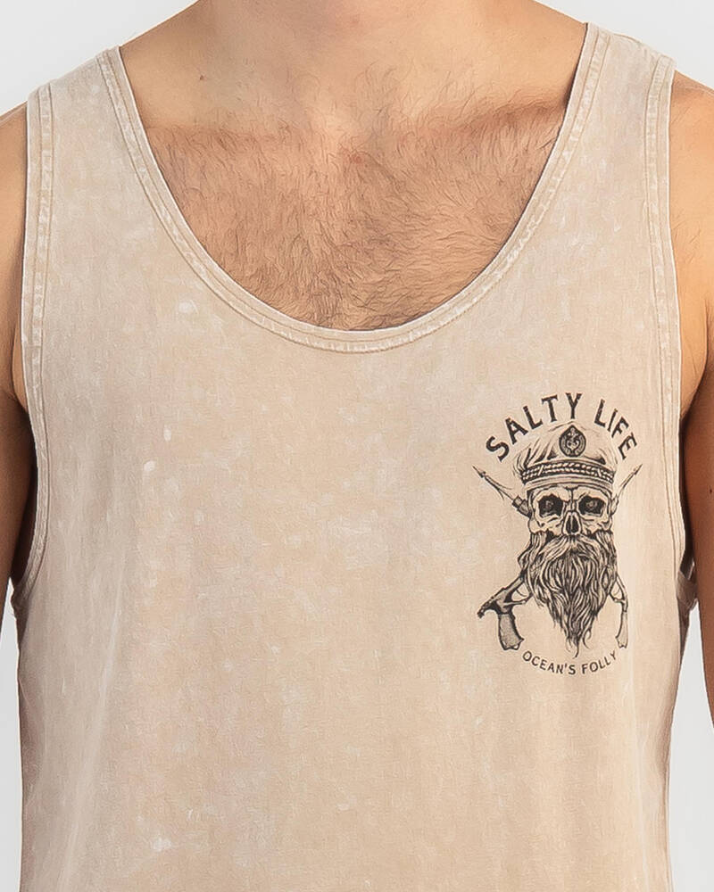 Salty Life Oceans Folly Singlet for Mens