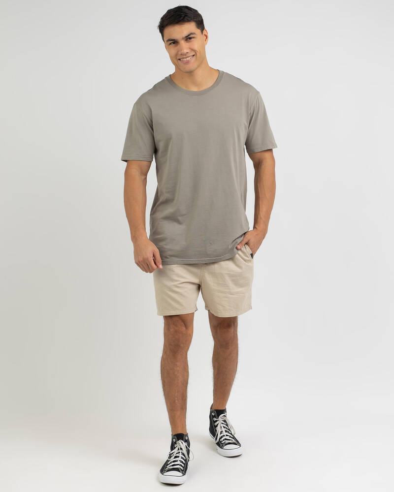 Rusty Pacific Atoll Elastic Shorts for Mens