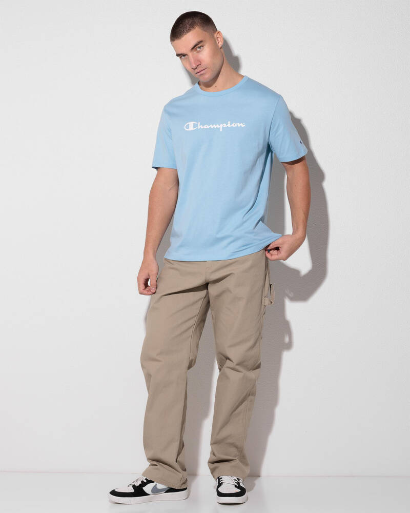 Champion Puff Script T-Shirt for Mens