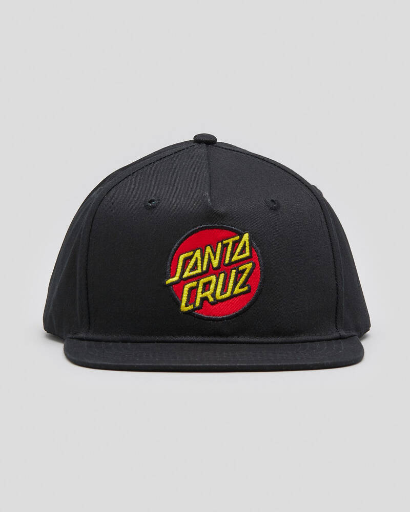 Santa Cruz Classic Dot Patch Snapback Cap for Mens
