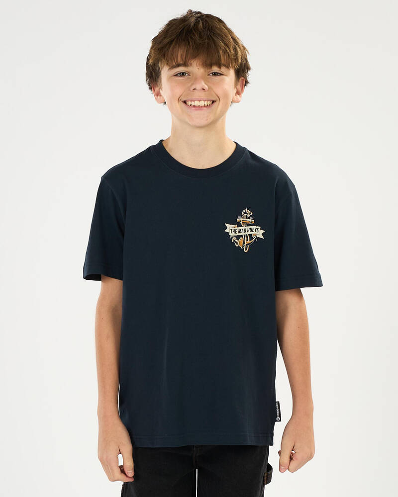 The Mad Hueys Boys' Flame Anchor T-Shirt for Mens