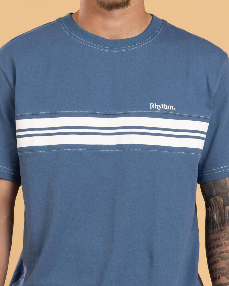 Rhythm Vintage Panel T-Shirt for Mens
