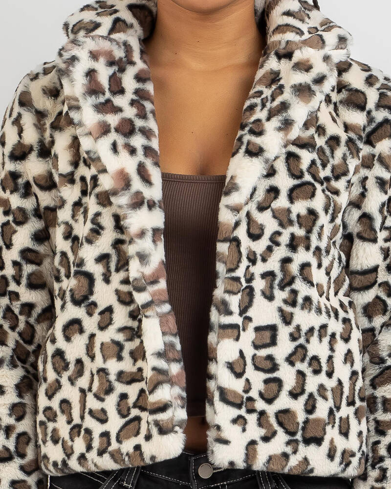 Ava And Ever Bengal Faux Fur Jacket for Womens