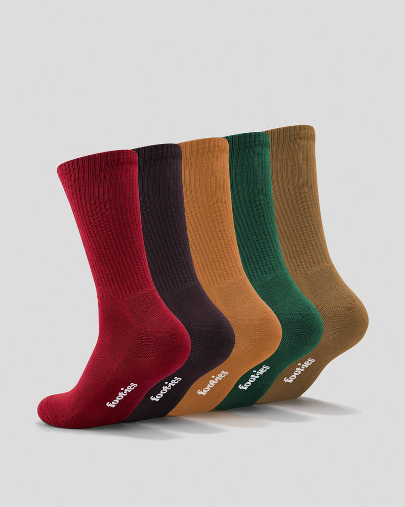 FOOT-IES Blaze AW25 5 Pack Sneaker Socks for Mens