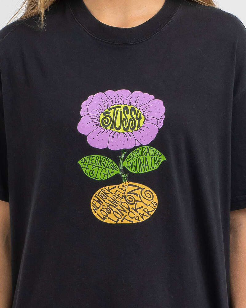 Stussy Sunflower 50/50 T-Shirt for Womens