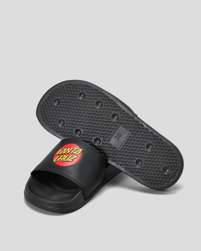 Santa Cruz Boys' Classic Dot Slides for Mens