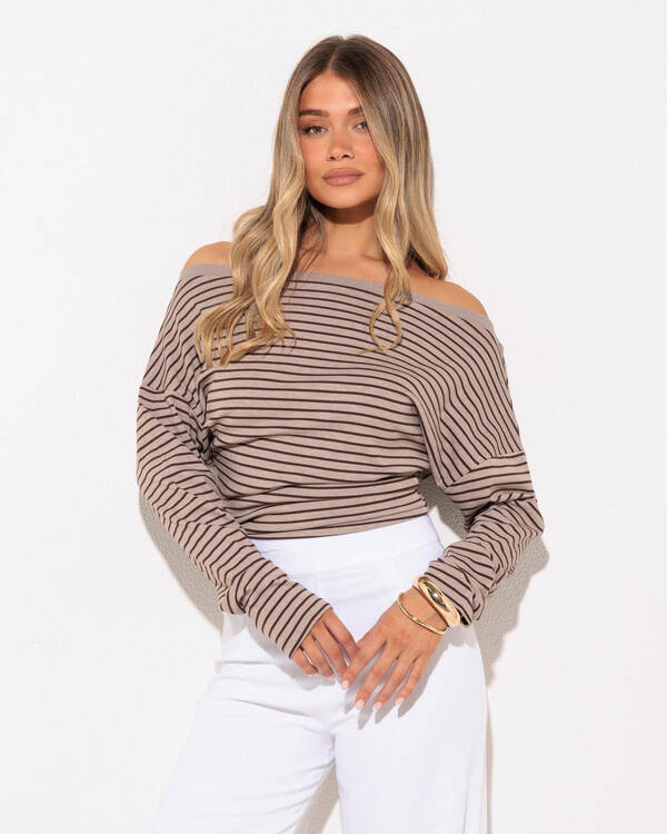 Val Stripe Longsleeve Top