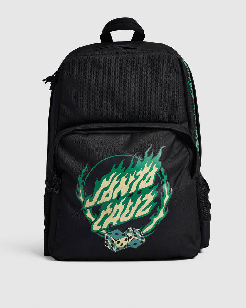 Santa Cruz Dice Flame Dot Backpack for Mens