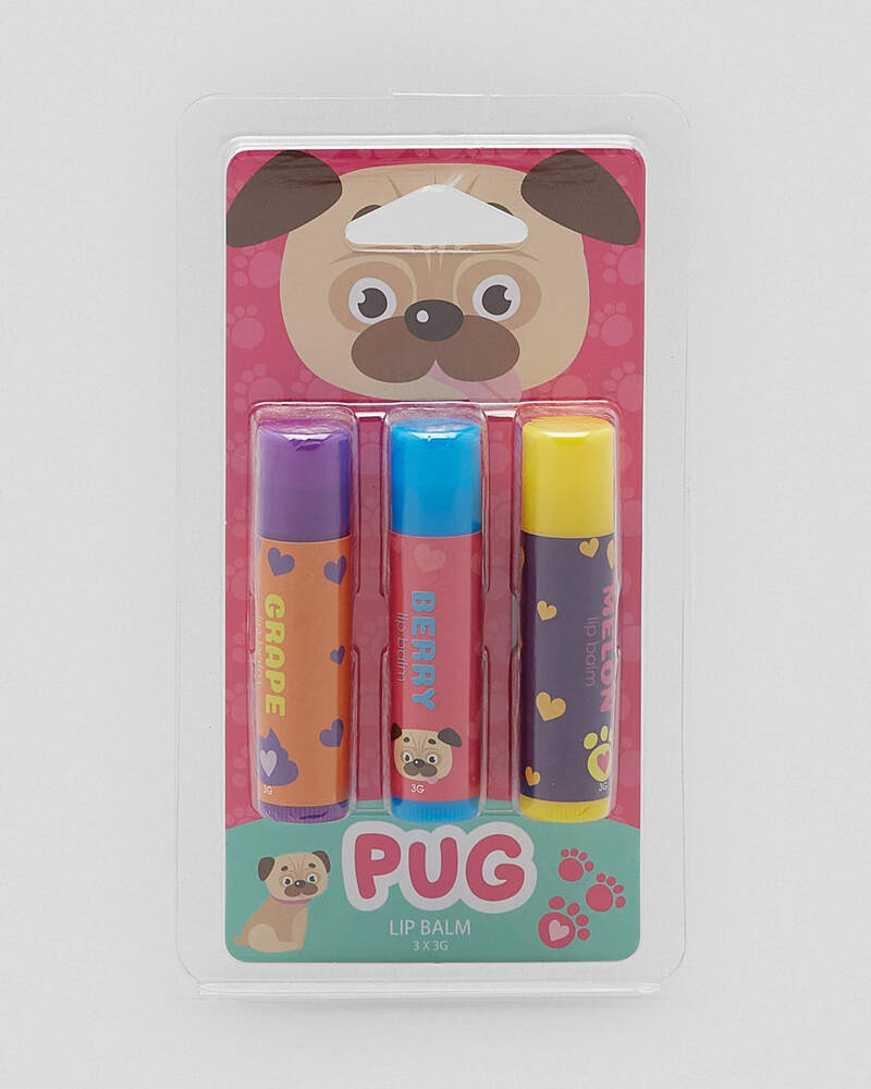 Get It Now Pug Lip Balm Pack for Womens