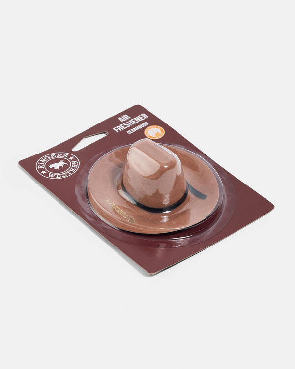 Ringers Western Cedarwood Cowboy Hat Air Freshener for Unisex
