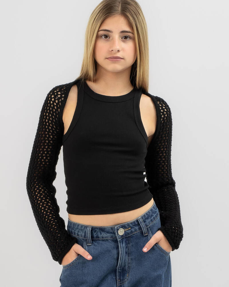 Ava And Ever Girls' Spring Fling Crochet Bolero for Womens