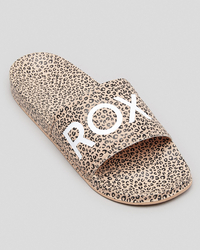 Roxy Slippy Printed Slide Sandals for Womens image number null