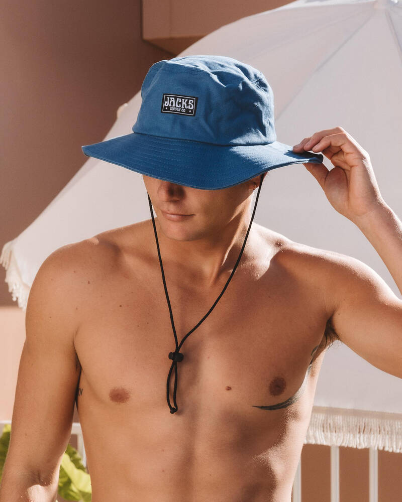 Jacks Contour Wide Brim Hat for Mens