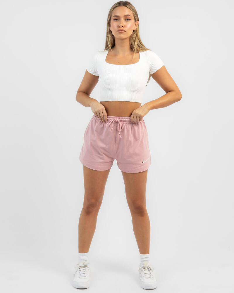 Champion C Logo Shorts for Womens