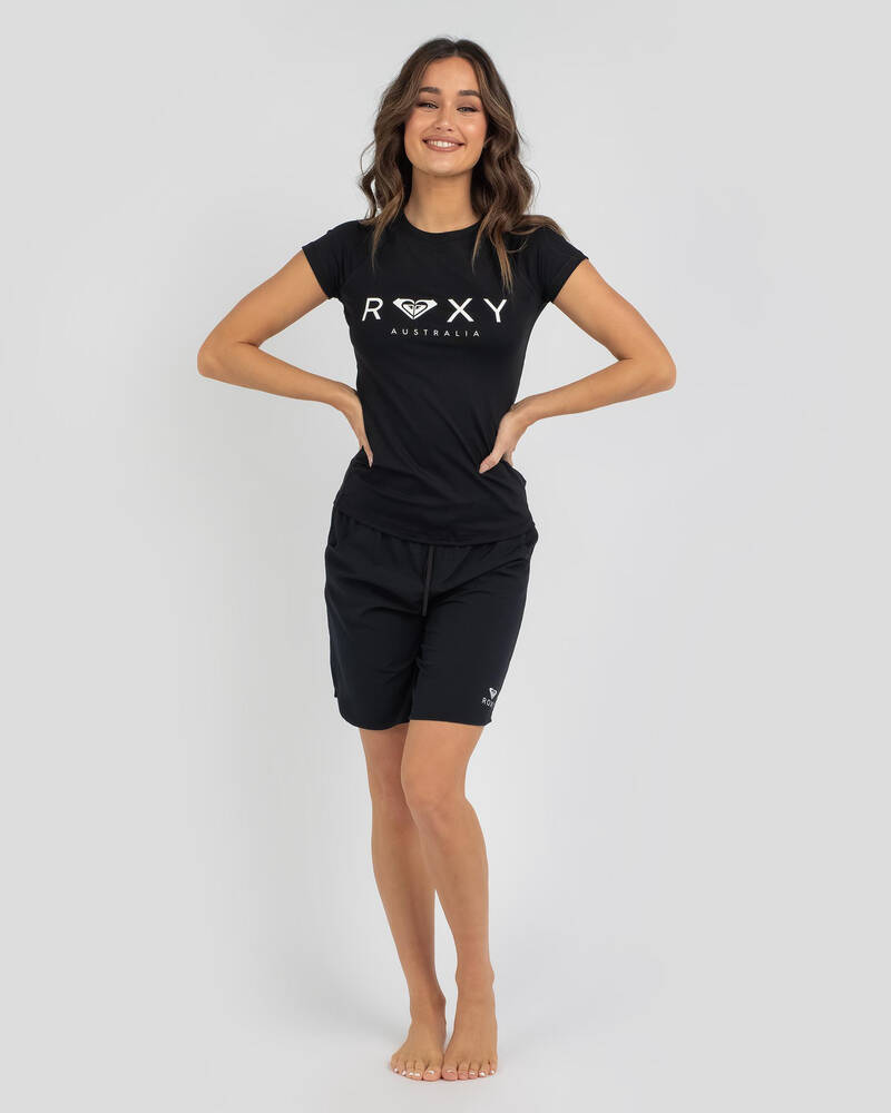 Roxy In the Swell Cap Sleeve Rash Vest for Womens