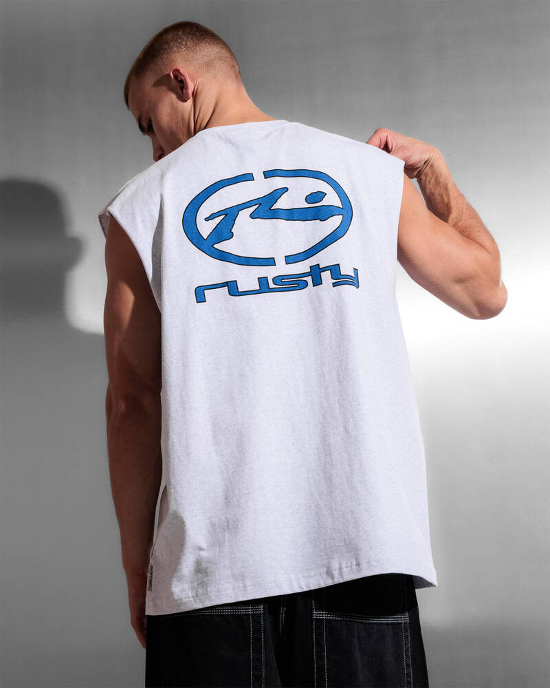 Rusty Turbo Muscle Tank for Mens
