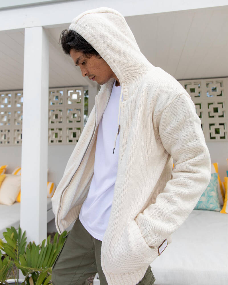 Skylark Borderline Knit Hoodie for Mens