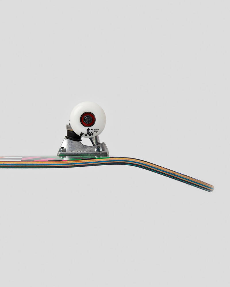Enjoi Panda Stripes 7.75" Complete Skateboard for Mens