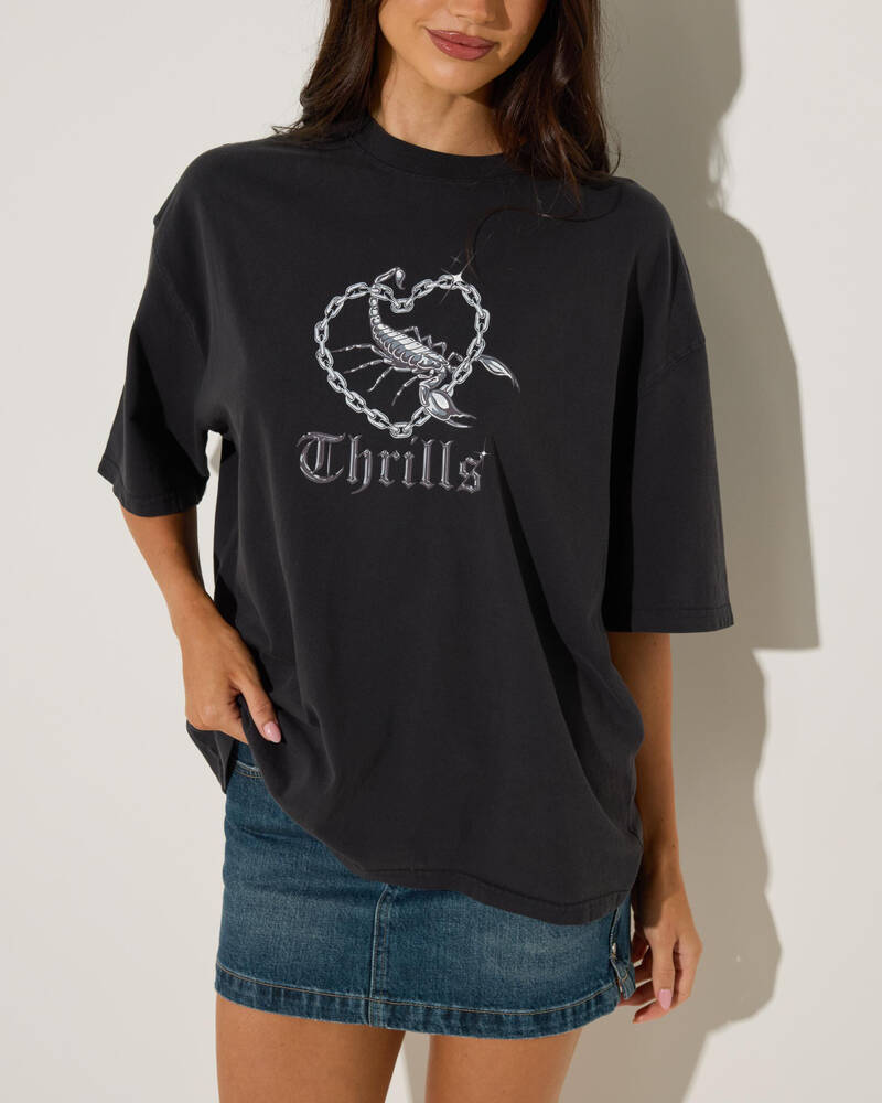 Thrills Looks That Kill Oversized T-Shirt for Womens