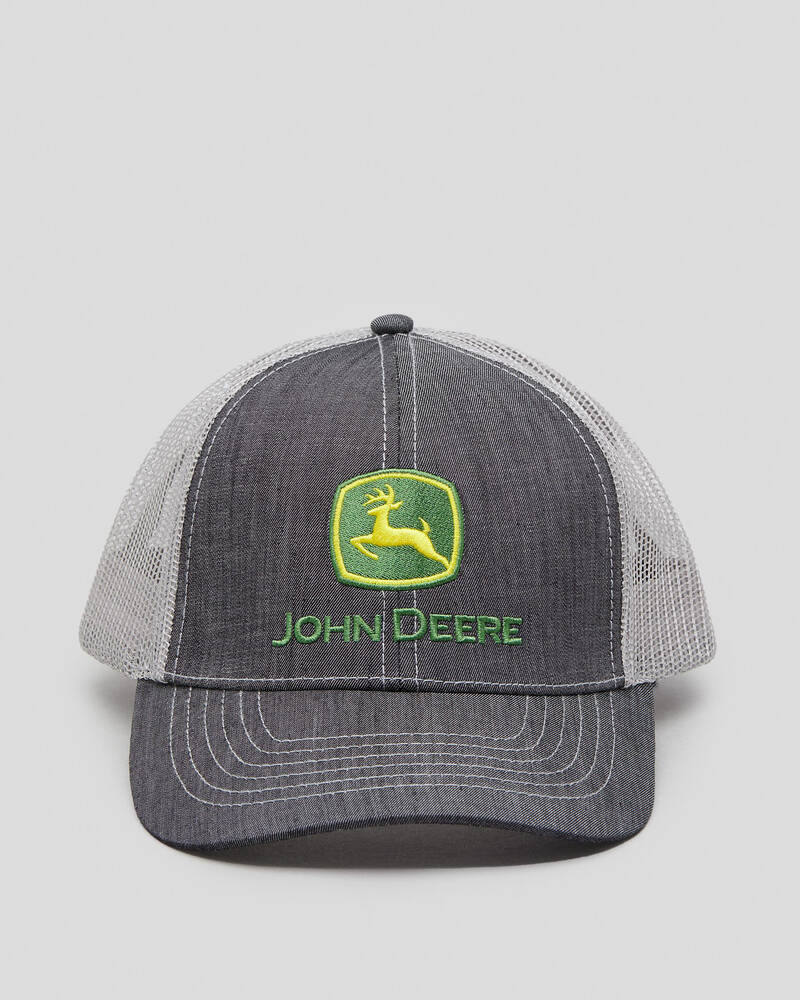 John Deere Twill/Trucker Mesh Cap for Mens