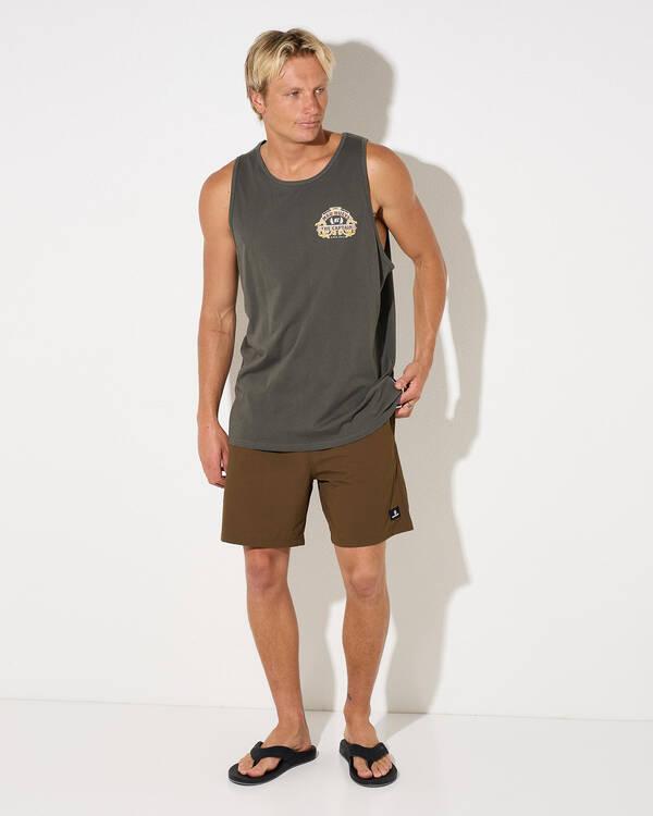 The Mad Hueys Dragon Captain Singlet Tank for Mens