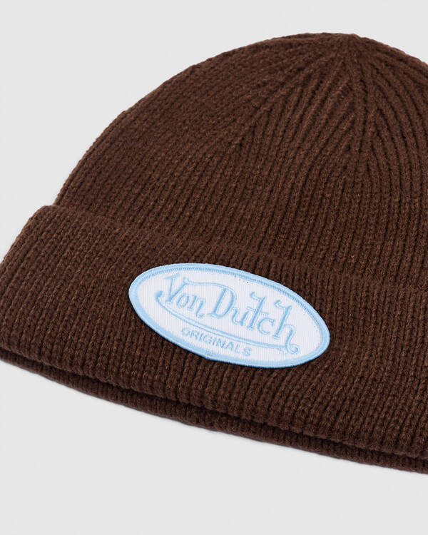 Von Dutch Originals Cuff Beanie for Mens