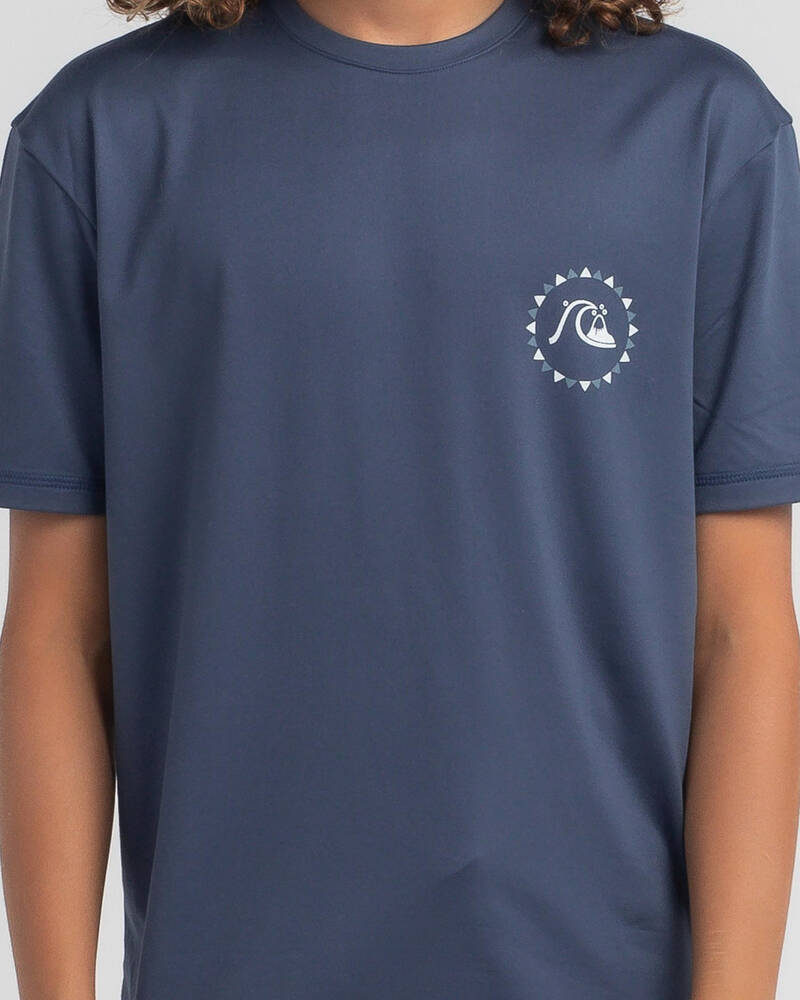 Quiksilver Boys' Endless Trip Surf Tee Short Sleeve Wet Sleeve for Mens