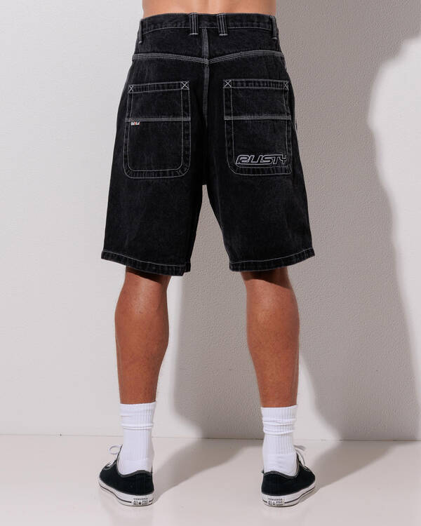 Rusty Flip Daddy 2.0 Denim Shorts for Mens