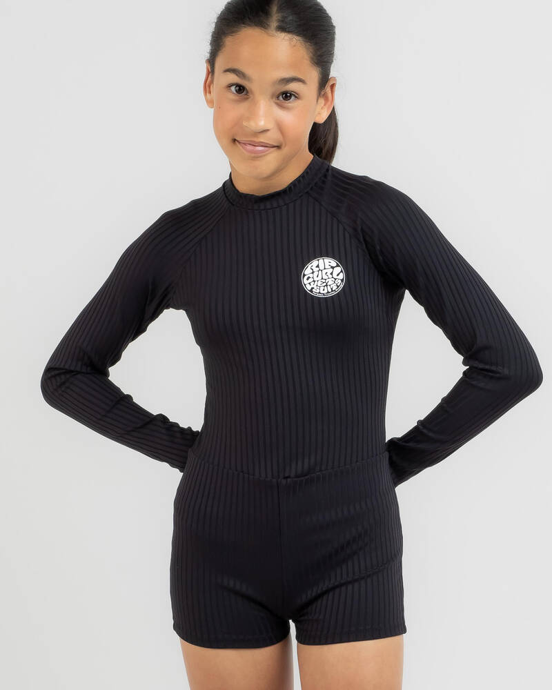 Rip Curl Girls' Premium Surf Long Sleeve Boyleg Surf Suit for Womens