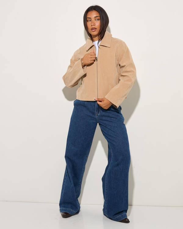 Ava And Ever Mustang Faux Suede Jacket for Womens