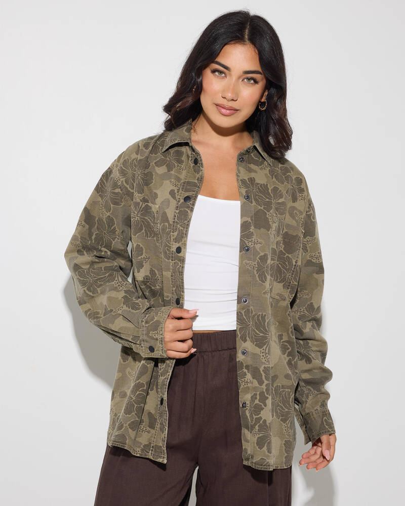 Rip Curl Paradise Camo Shirt for Womens