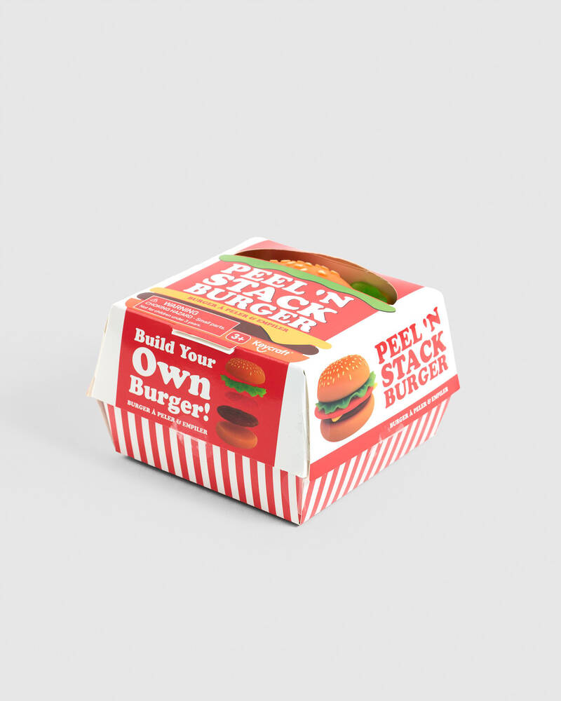 Keycraft Jumbo Peel & Play Burger Squishy Fidget Toy for Unisex