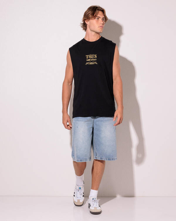 Thrills Touch The Sky Merch Fit Muscle Tank for Mens
